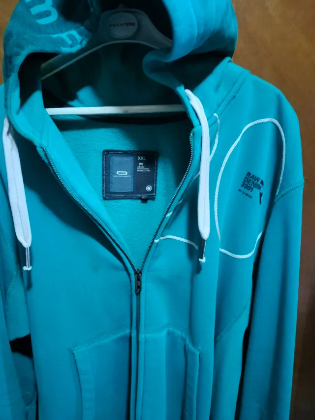 Sudadera G-Star RAW con capucha y cremallera XXL