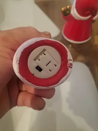 Babbonatale addobbo natalizio da tavolo