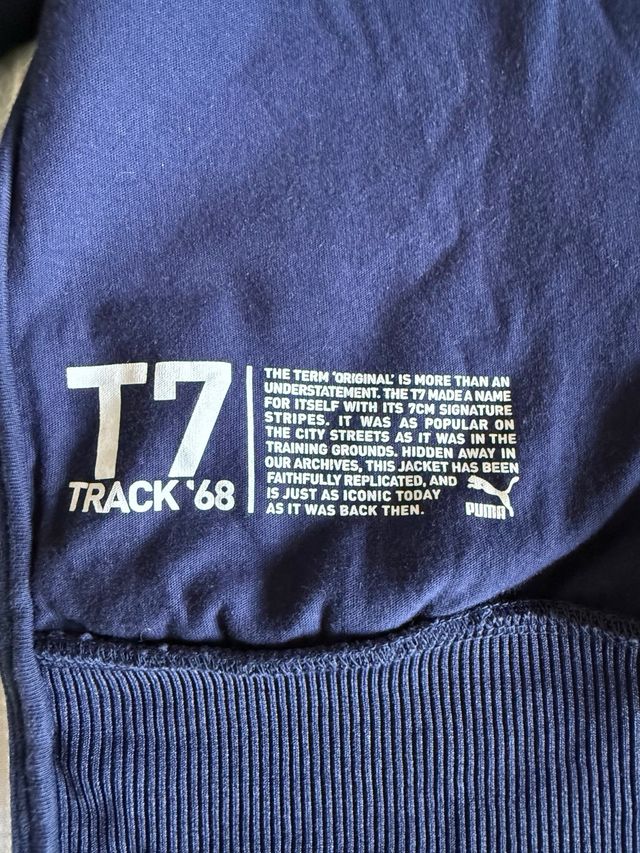 Giacca Puma T7 Track Jacket Blu Taglia L
