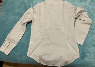 Camisa WE gris entallada talla M stretch