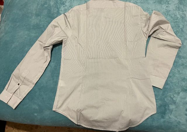 Camisa WE gris entallada talla M stretch