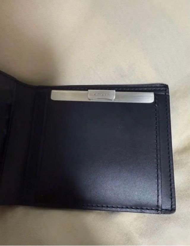 Cartera Goyard Clásica Negra y Marrón