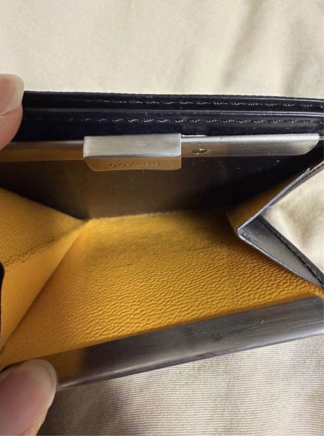 Cartera Goyard Clásica Negra y Marrón