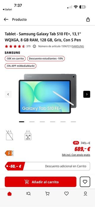 Samsung Galaxy Tab S10 FE+