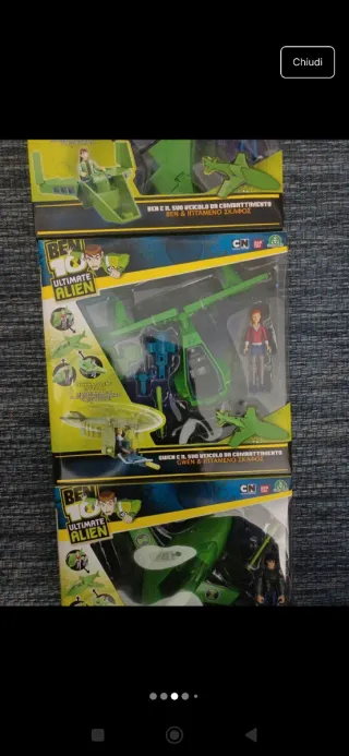 Ben 10 Ultimate Alien Set Veicoli