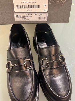 Mocasines Nero Giardini Talla 39 Negros