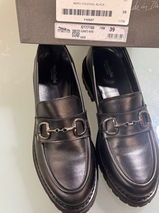 Mocasines Nero Giardini Talla 39 Negros