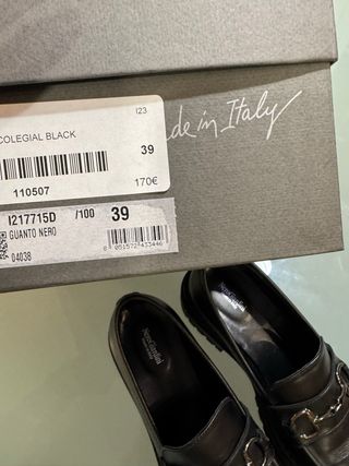 Mocasines Nero Giardini Talla 39 Negros