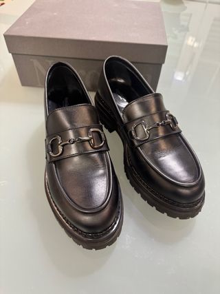 Mocasines Nero Giardini Talla 39 Negros