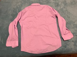 Camisa clásica manga larga KENT'S rosa talla M