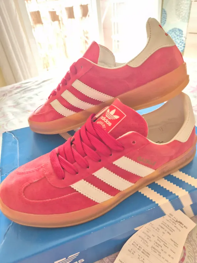 Zapatillas Adidas Gazelle Talla 40 Rojas
