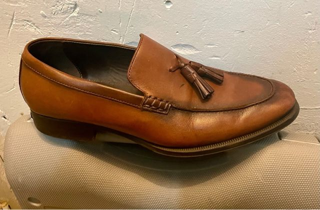 Mocasines Zara Marrones con Borlas