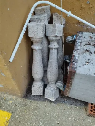 Balaustres de hormigón para escalera