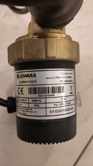 Pompa di Circolazione LOWARA ecocirc PRO 15-1/110M