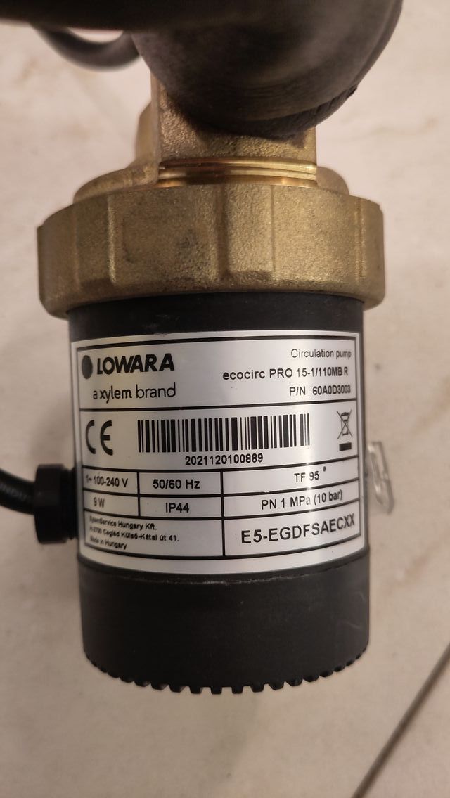 Pompa di Circolazione LOWARA ecocirc PRO 15-1/110M