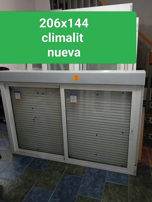 Aluminio corredera aluminio Climalit 206x144