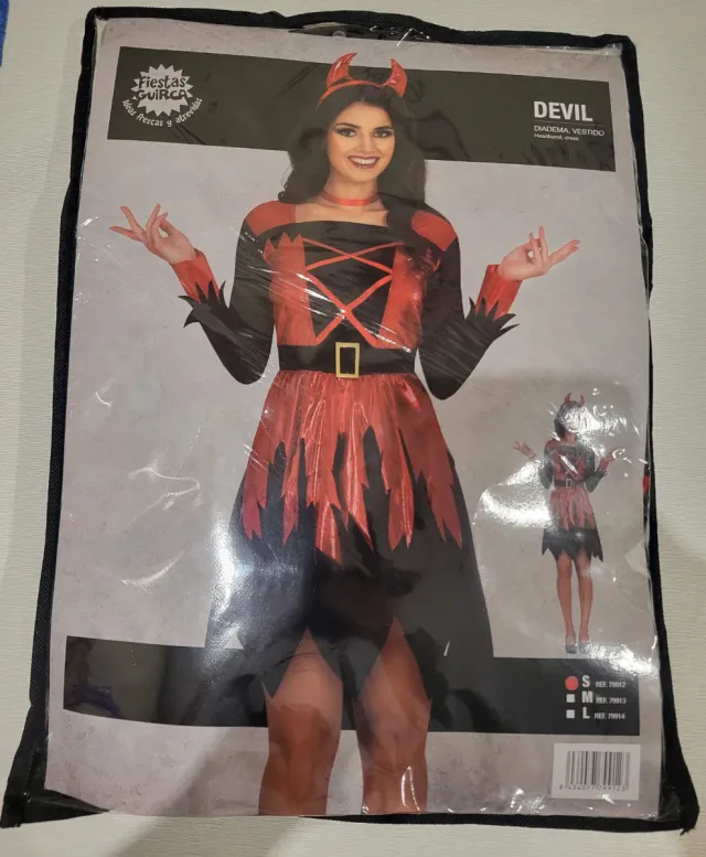Disfraz Diablo Mujer Talla S