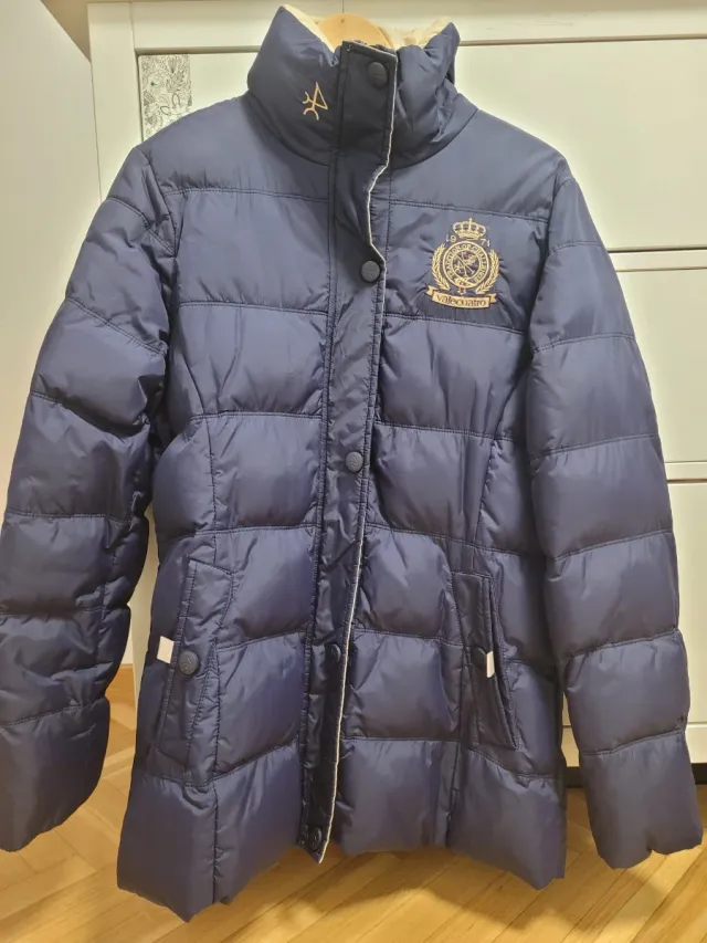 Chaqueta de mujer  Valecuatro Talla M Azul Beige