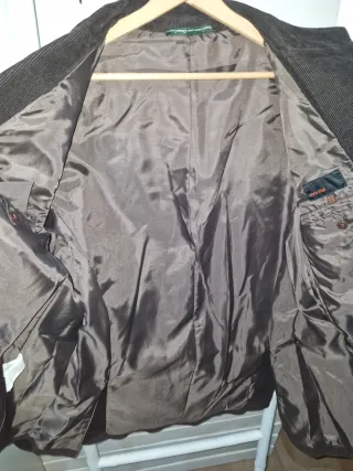 Chaqueta de pana marrón para hombre