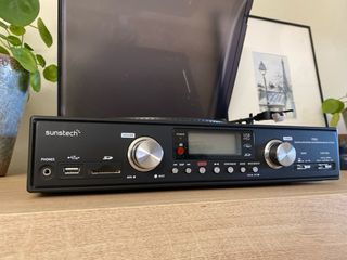 Tocadiscos Sunstech PXR2 Negro