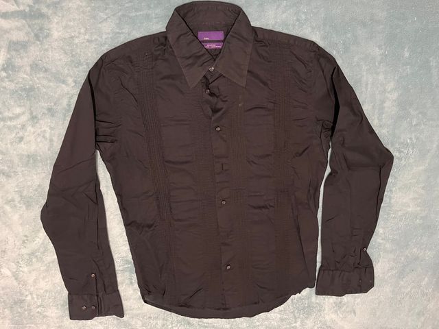 Camisa Negra Casual Hombre Talla M