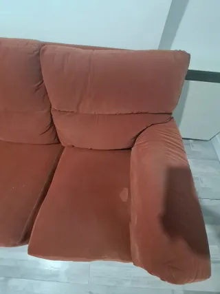 Sofá de plumas 3 plazas