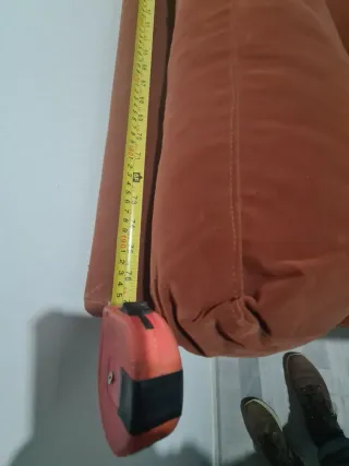 Sofá de plumas 3 plazas