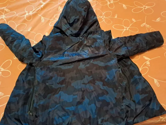 Giubbotto bambino Idexé camouflage blu