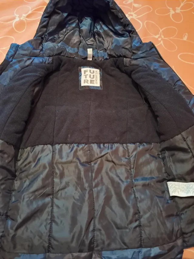 Giubbotto bambino Idexé camouflage blu