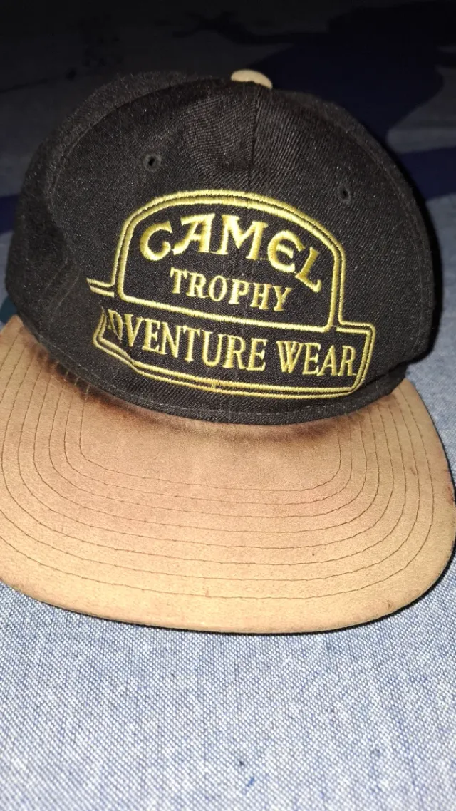 Gorra Camel Trophy Vintage Negra y Marrón