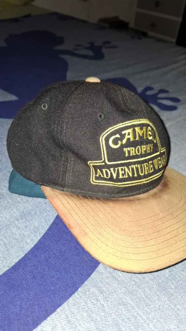 Gorra Camel Trophy Vintage Negra y Marrón
