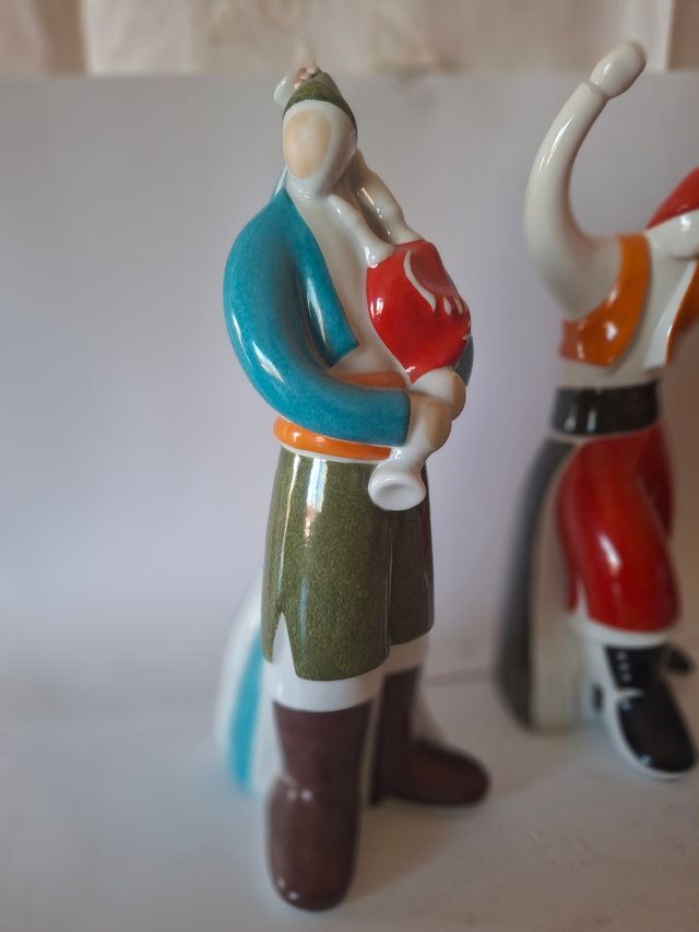 GALOS conjunto de figuras Folk Gallego