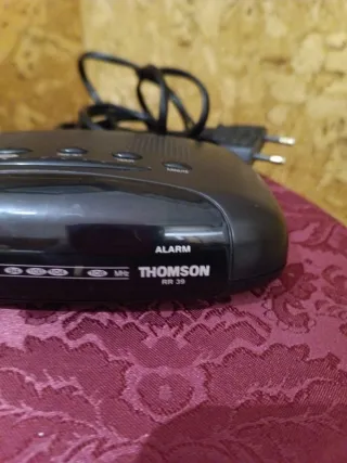 Radio Despertador Thomson RR 39 Negro