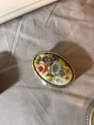 Lote 6 Pastilleros Vintage Metal y Porcelana