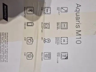 Tablet Bq Aquaris M10 Negra como nueva