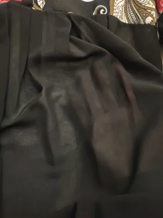 Casacca Made in Italy stampa fiori nero