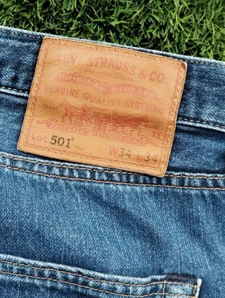 Levi's 501 W34 L34 Rectos