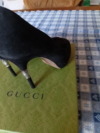 Décolleté Gucci Nere Tg 36.5 Scatola Originale