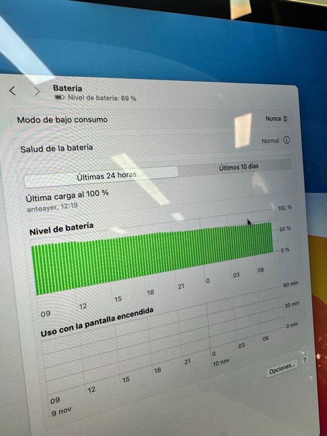 MacBook Pro 16 Intel i7 16GB/500GB Plata