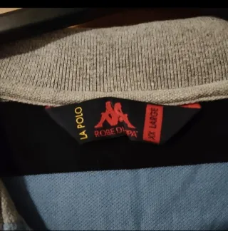 Polo Kappa uomo maniche lunghe righe