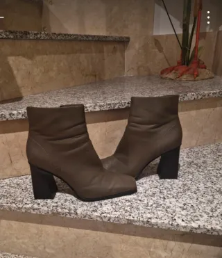 Botín Mango Caqui Talla 39