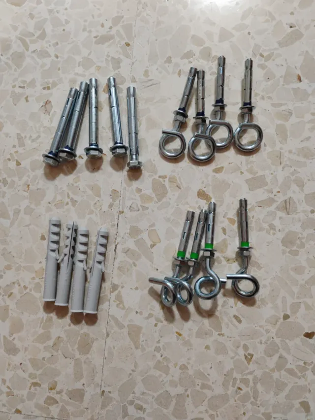 Lote tacos y pernos expansión