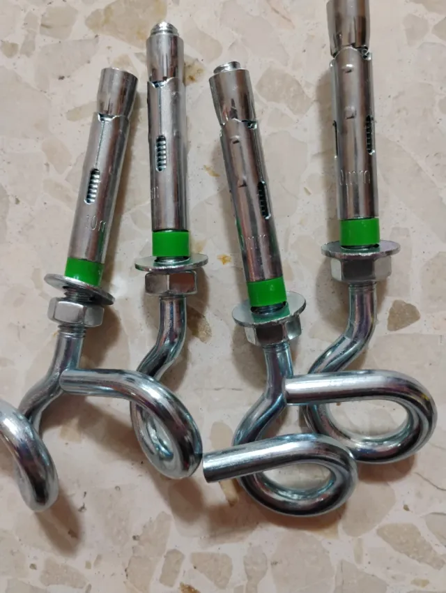 Lote tacos y pernos expansión