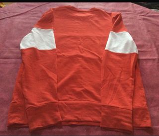 Sudadera Primark Roja y Blanca Talla L