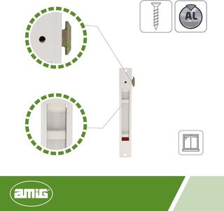 Cierre de Embutir para Ventanas y Puertas Correde