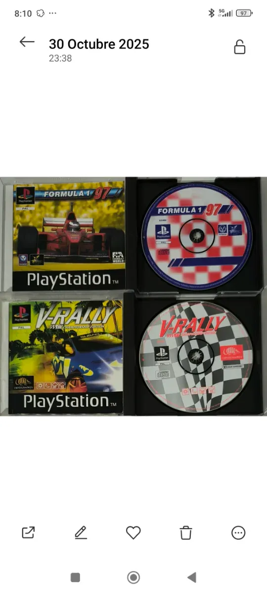 Imagen de PlayStation 1: F1 97 y V-Rally