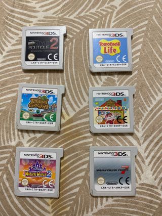 Lote 5 Juegos Nintendo 3DS