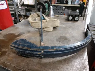 Guardabarros bicicleta antiguo