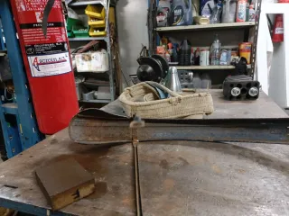 Guardabarros bicicleta antiguo