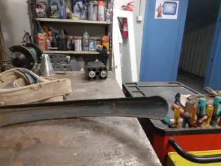 Guardabarros bicicleta antiguo